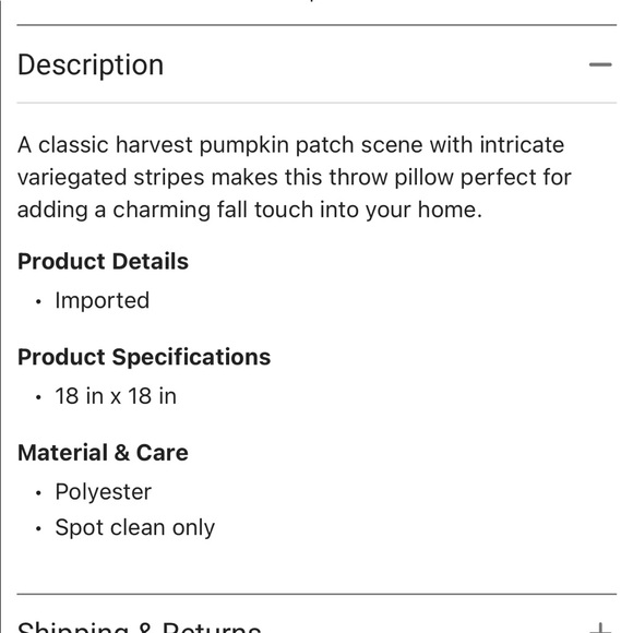 NWT!!! Harvest pumpkin patch pillow - Picture 2 of 7